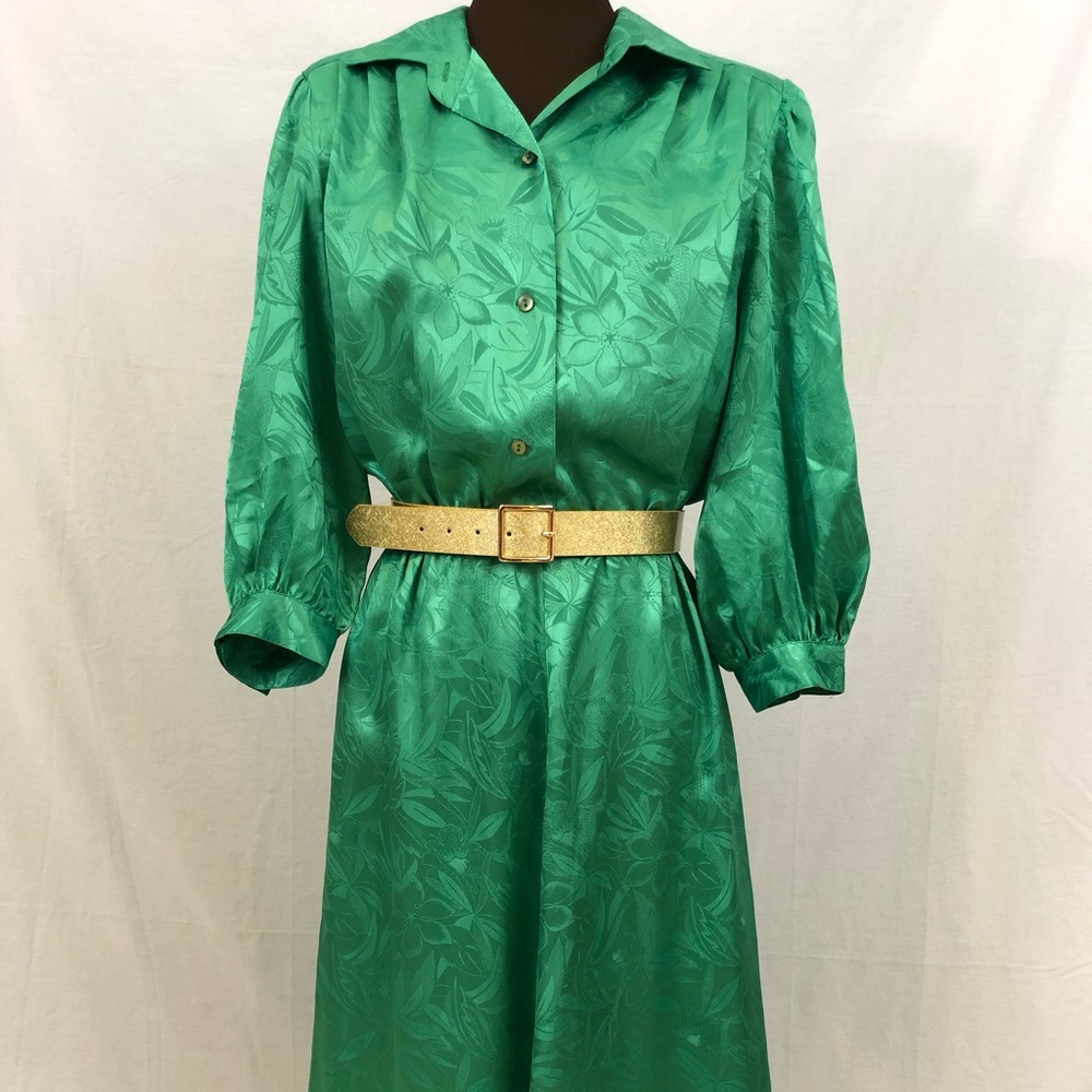 Vintage Kelly Green Dress